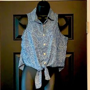 NWT! Lone Star Bandanna Print Top Medium 💎